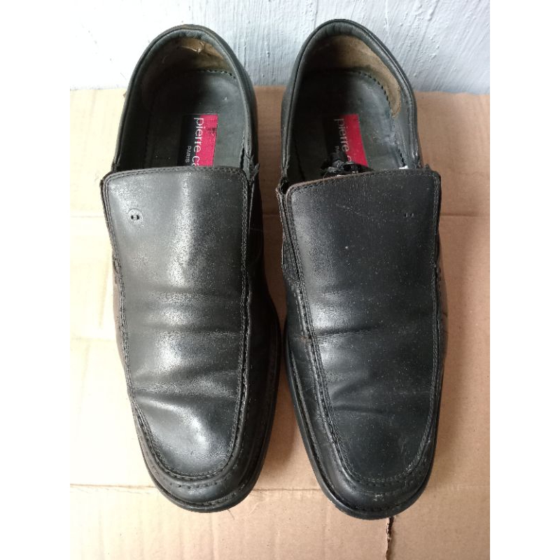 Sepatu kulit pria PIERRE CARDIN size 41 (preloved)