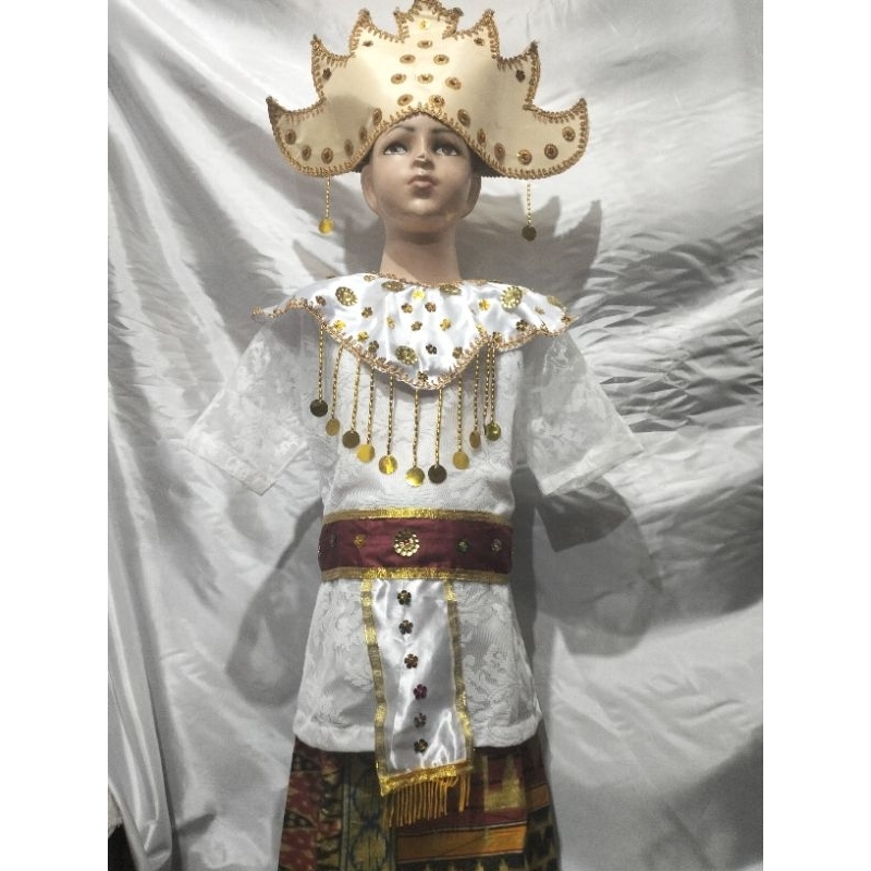 Pakaian adat Lampung anak/pakaian adat Lampung cewek cowok anak
