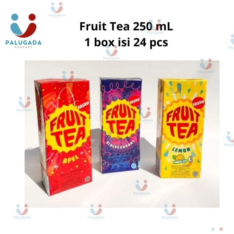 

Fruit Tea Sosro Kotak 250 mL Dus Karton