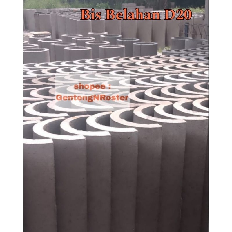 Buis bis beton belahan Rp 45 rb - Rp76 rb