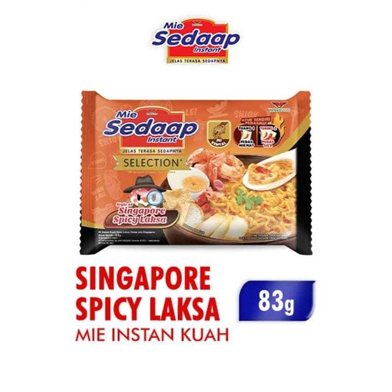 

[ 1 Bungkus ] Mie Sedaap Kuah Rasa Singapore Spicy Laksa