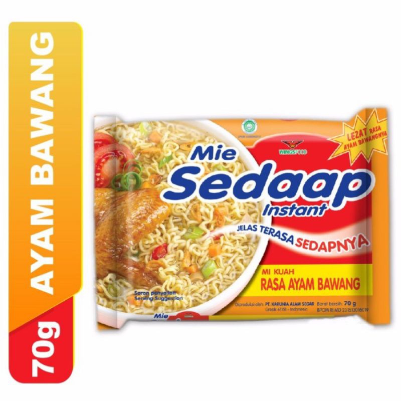 

Paket 5 Pcs. - Mie Sedap Rasa Ayam Bawang