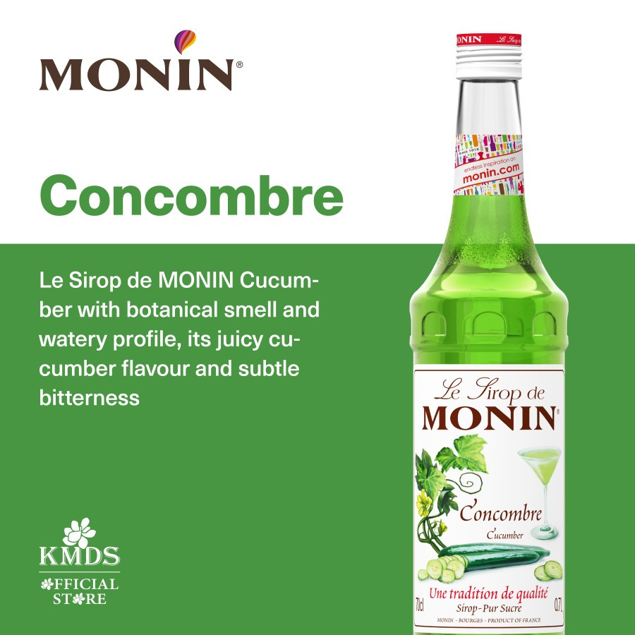 

MONIN CUCUMBER SYRUP 70CL 700ML