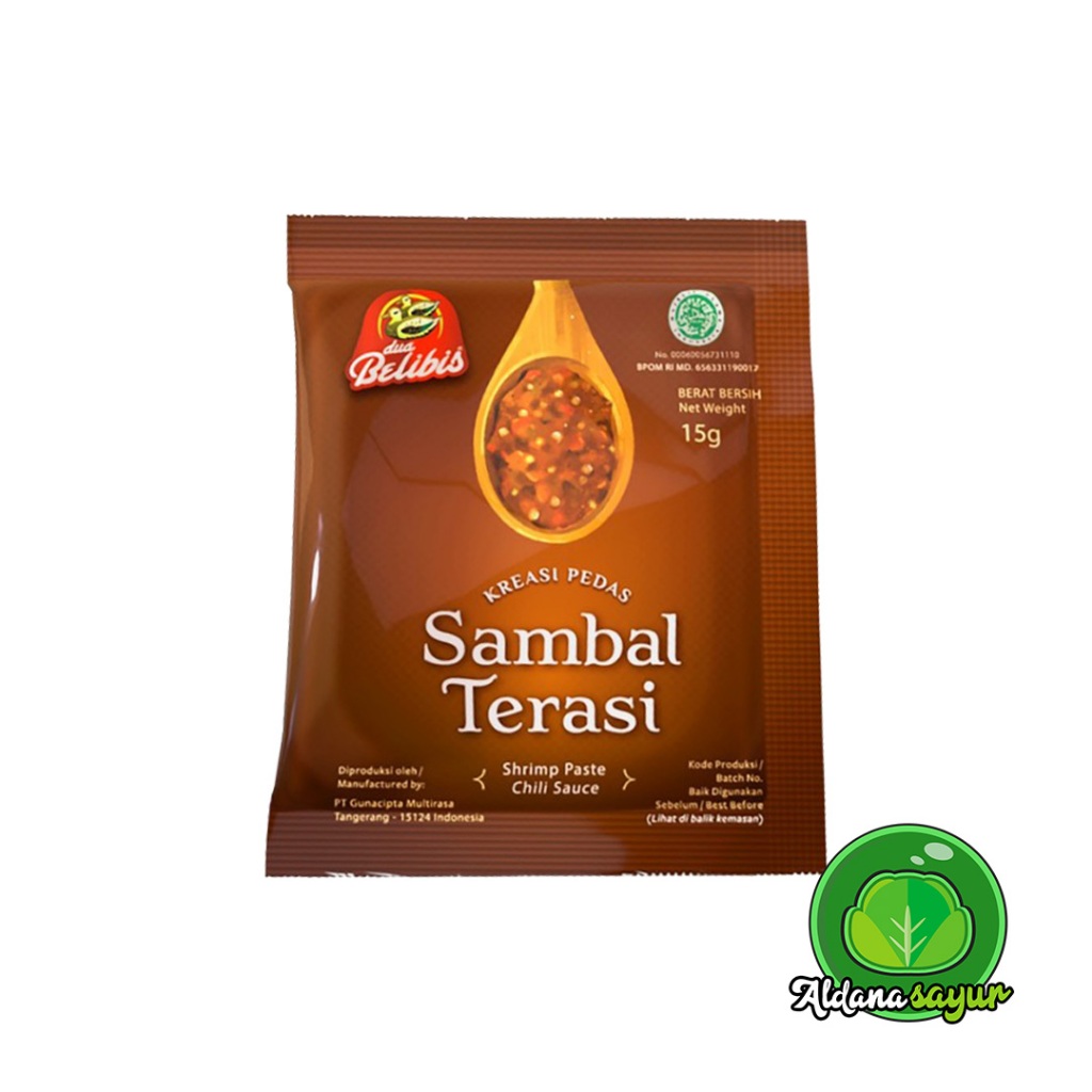 

Sambal Terasi cap dua belibis