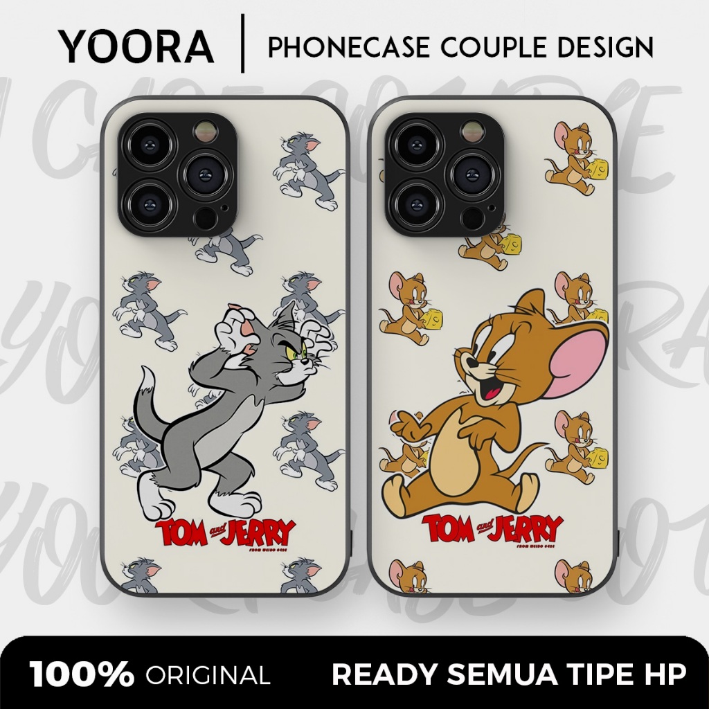 [TJ16] Custom Case Couple Tom and Jerry Premium Bisa Untuk Semua Tipe Hp