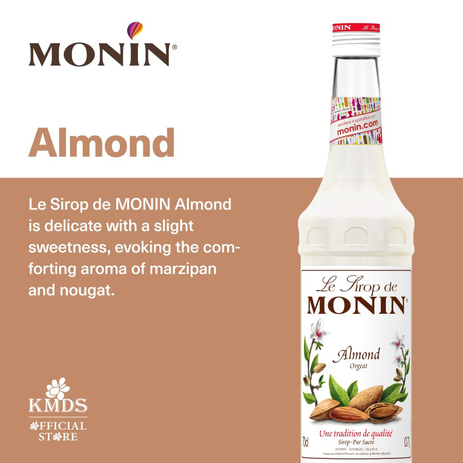 

MONIN ALMOND SYRUP 70CL 700ML