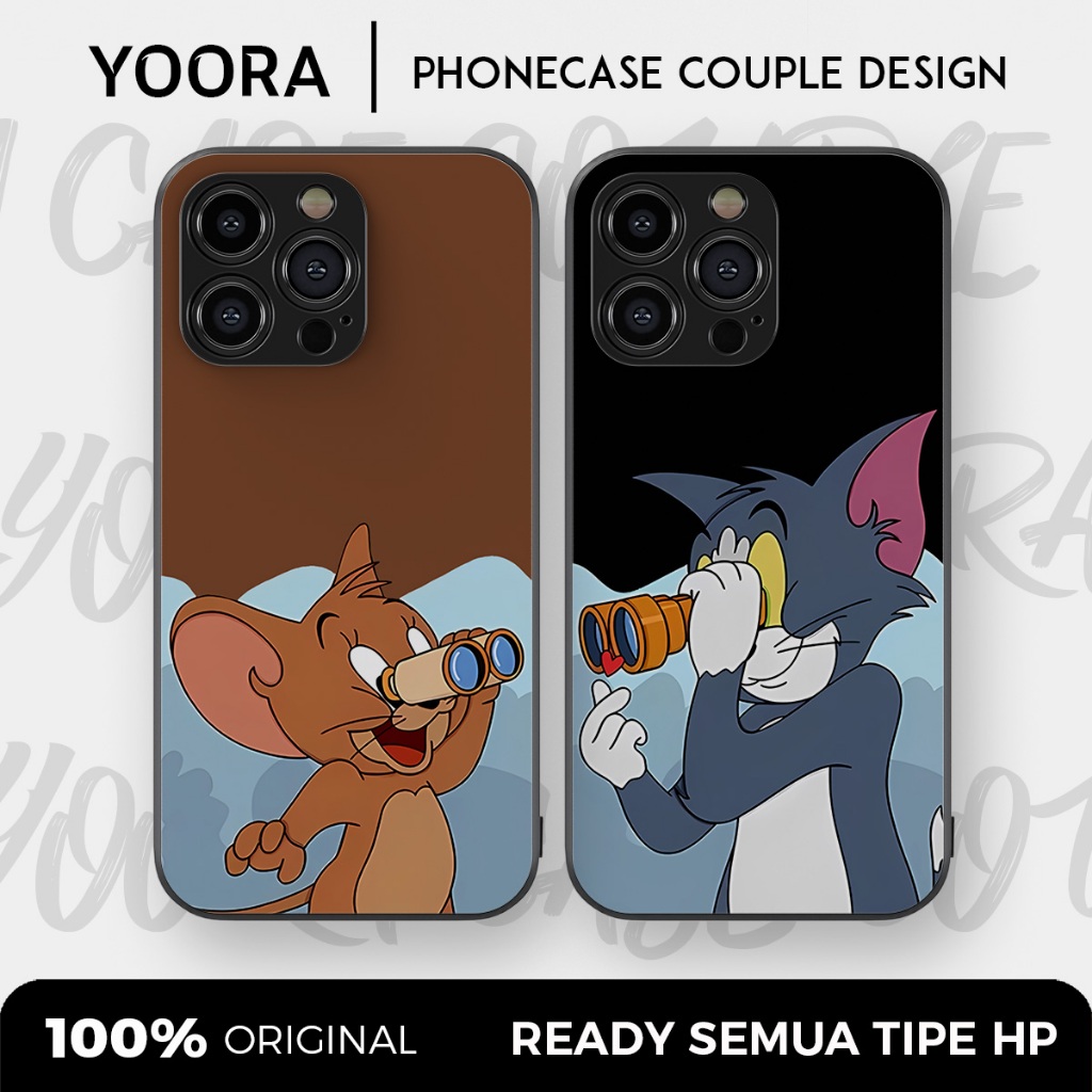 [TJ32] Custom Case Couple Tom and Jerry Premium Bisa Untuk Semua Tipe Hp