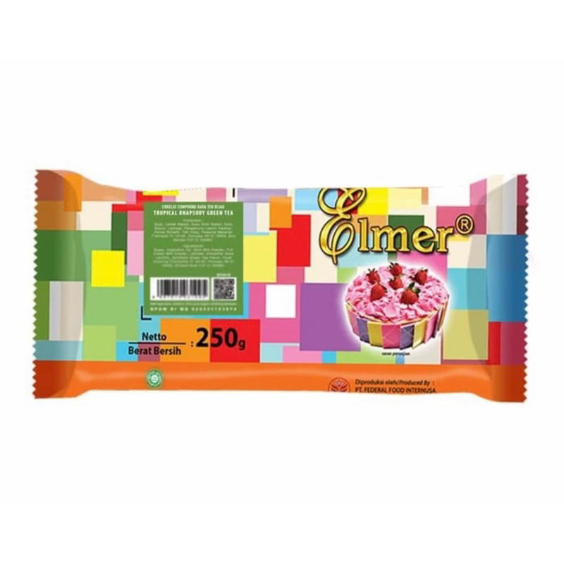 

Elmer Greentea Cokelat Compound 250gr