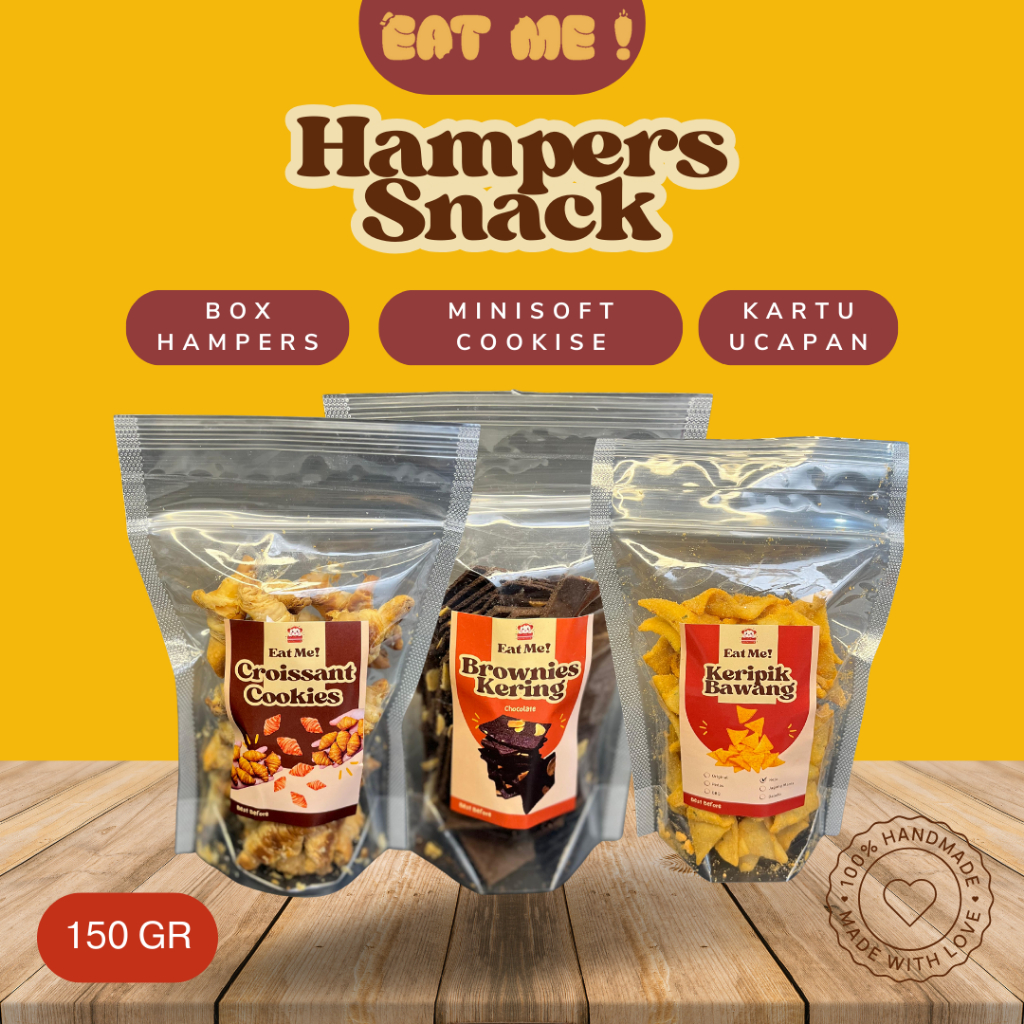 

HAMPERS SNACK EAT ME PASTRY LEBARAN IDUL FITRI EID MUBARAK RENYAH GURIH