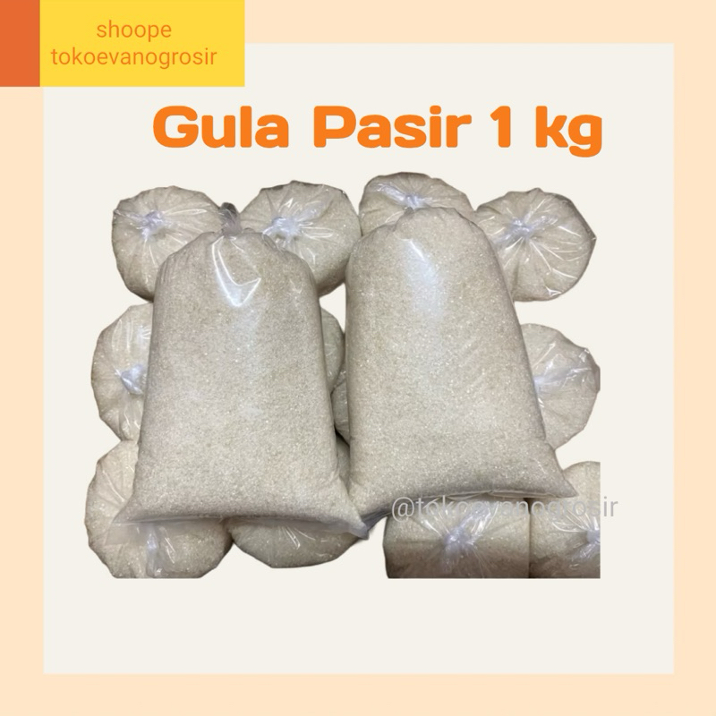 

Gula Kristal Putih / Gula Pasir Kemasan 1kg