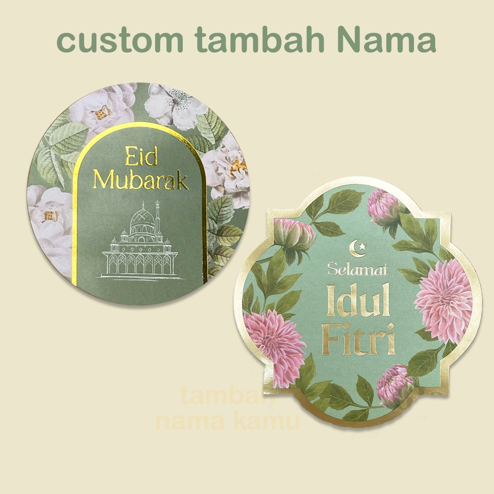 

Custom stiker toples lebaran idul fitri eid mubarak tambah nama