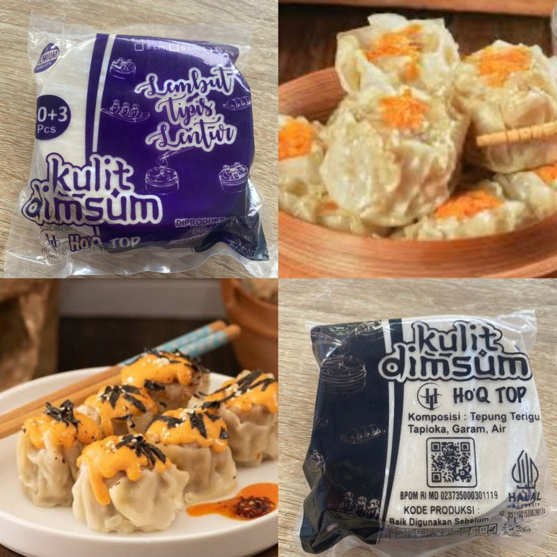 

(FROZEN FOOD) KULIT DIMSUM HOKYTOP ISI 50PCS