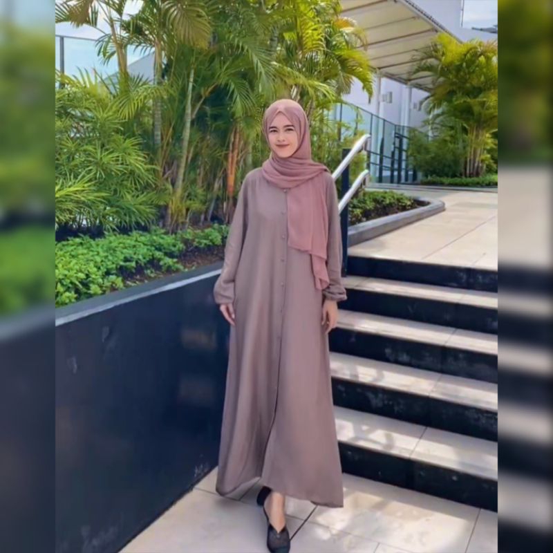 (Cuci Gudang) Baju Gamis Haura Dress Vol 2 (Premium Quality) All Size