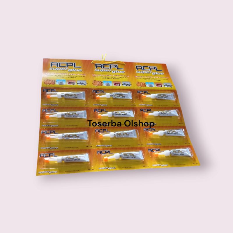 

lem alteco/Lem super glue acpl (harga per pcs)