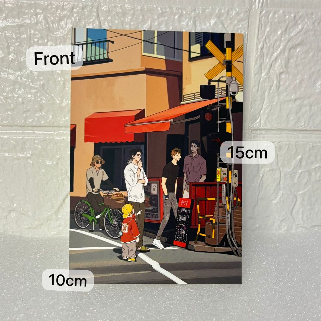Papa Wolf and The Puppy Vol 3 Limited Edition Manhua - Postcard Stripe Manhwa Merch