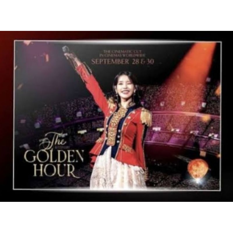 IU CONCERT : The Golden Hour x CGV Official Postcard