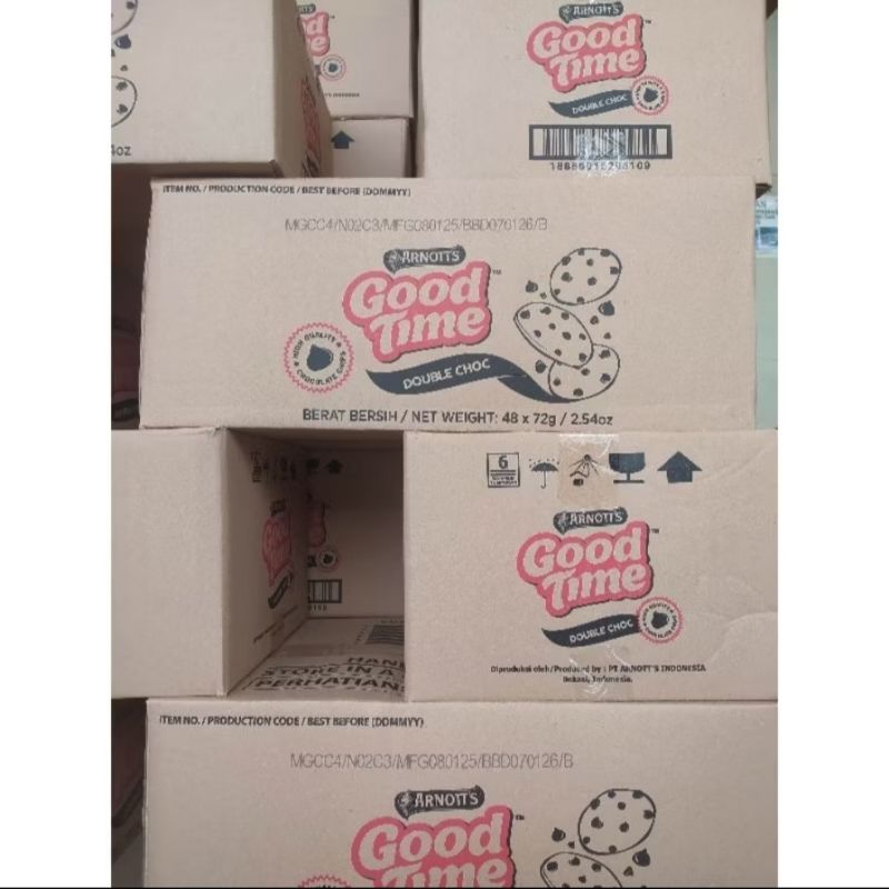 

GOOD TIME COOKIES DOUBLE CHOC 72GR DUS