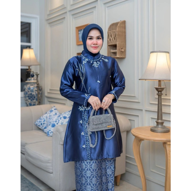Realpick Kebaya Kurung Melayu/kebaya kurung payet /kebaya pesta/ kebaya kurung melayu modern