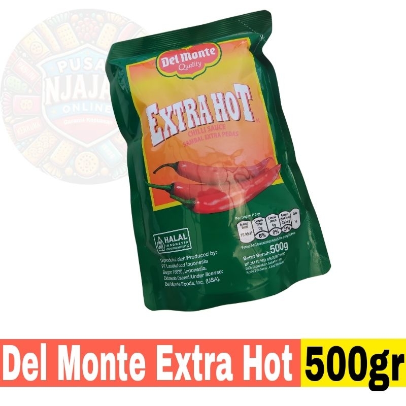 

Saos Sambal Del Monte Extra Hot 500gr