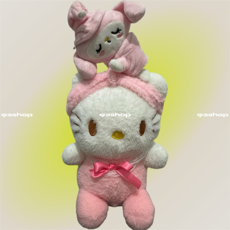 Boneka Hello kitty X melody sanrio | boneka hello kitty Sanrio | boneka HK lembut | koleksi Sanrio