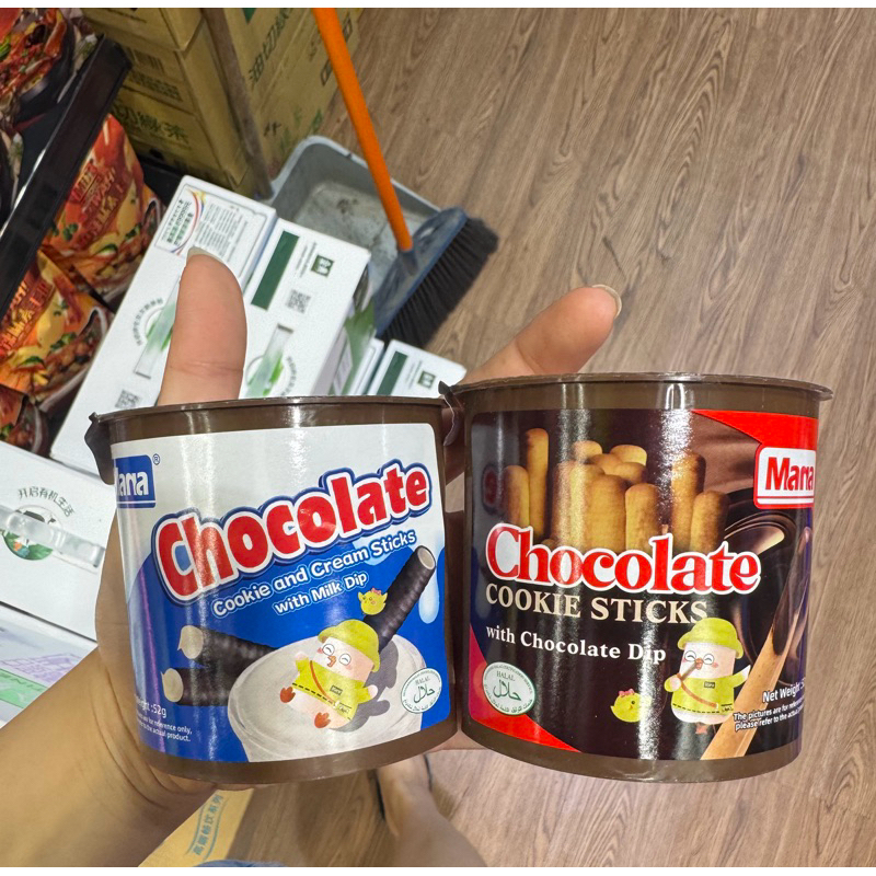 

mana chocolate cookie sticks 52gr