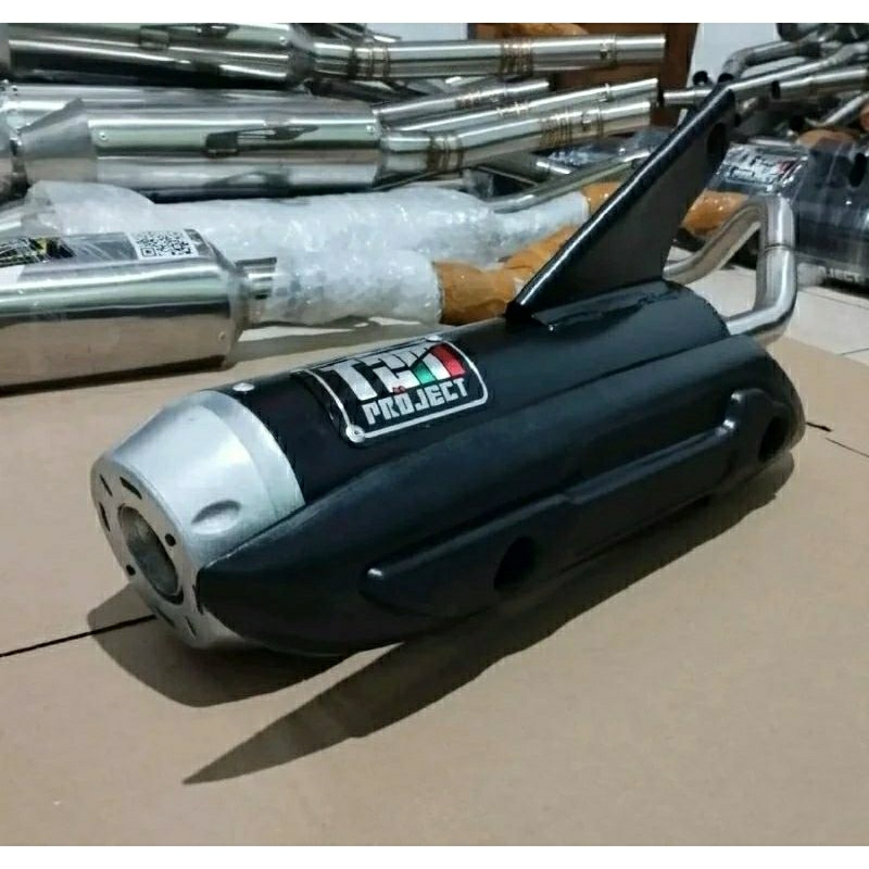 knalpot STANDAR racing Original project cocok untuk harian Motor BEAT ESP/VARIO 125LED OLD/MIO SPORT