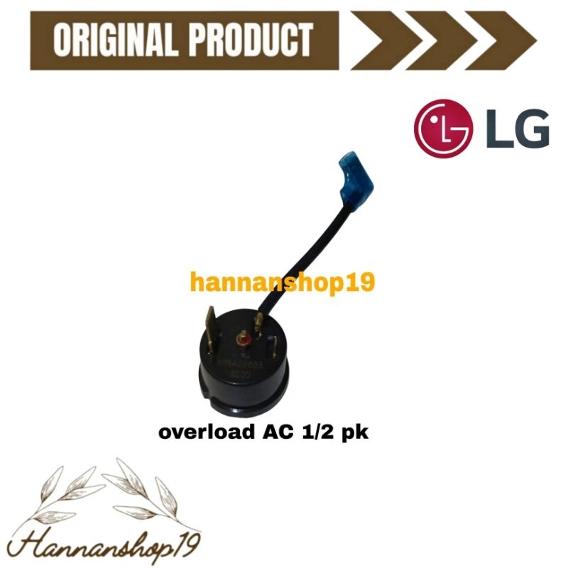 Overload AC LG 1/2pk - 2pk, Overload AC LG 1/2pk,3/4pk,1pk,1,5pk,2pk.