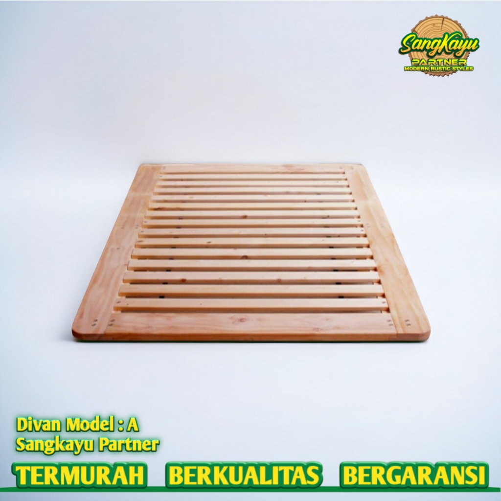 SangKayu Partner TERMURAH Divan kayu minimalis Divan Model A dipan kayu minimalis ranjang kayu Divan