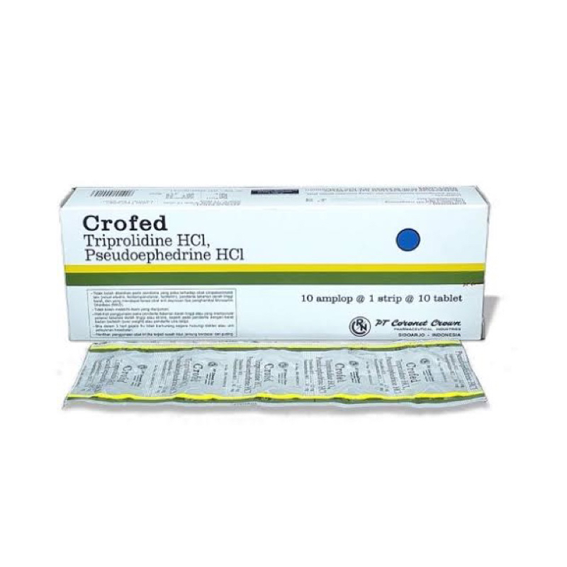 Crofed 1 box isi 10 strip (100 tablet)