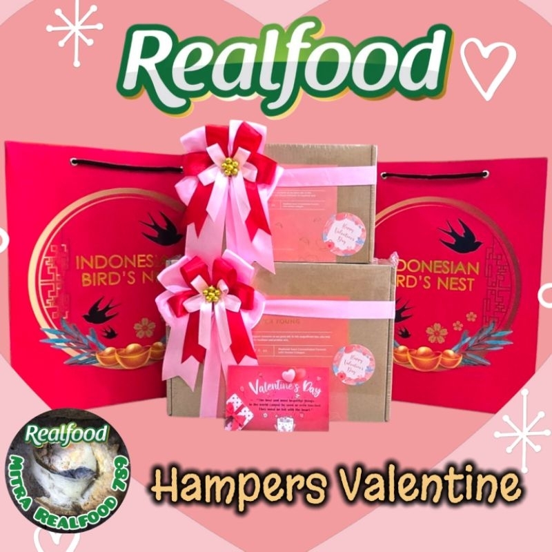 

Hampers Realfood Edisi Valentine Forever Young ( Trial 6 Jar & P.12 Jar ) Isi Minuman Sarang Burung Walet