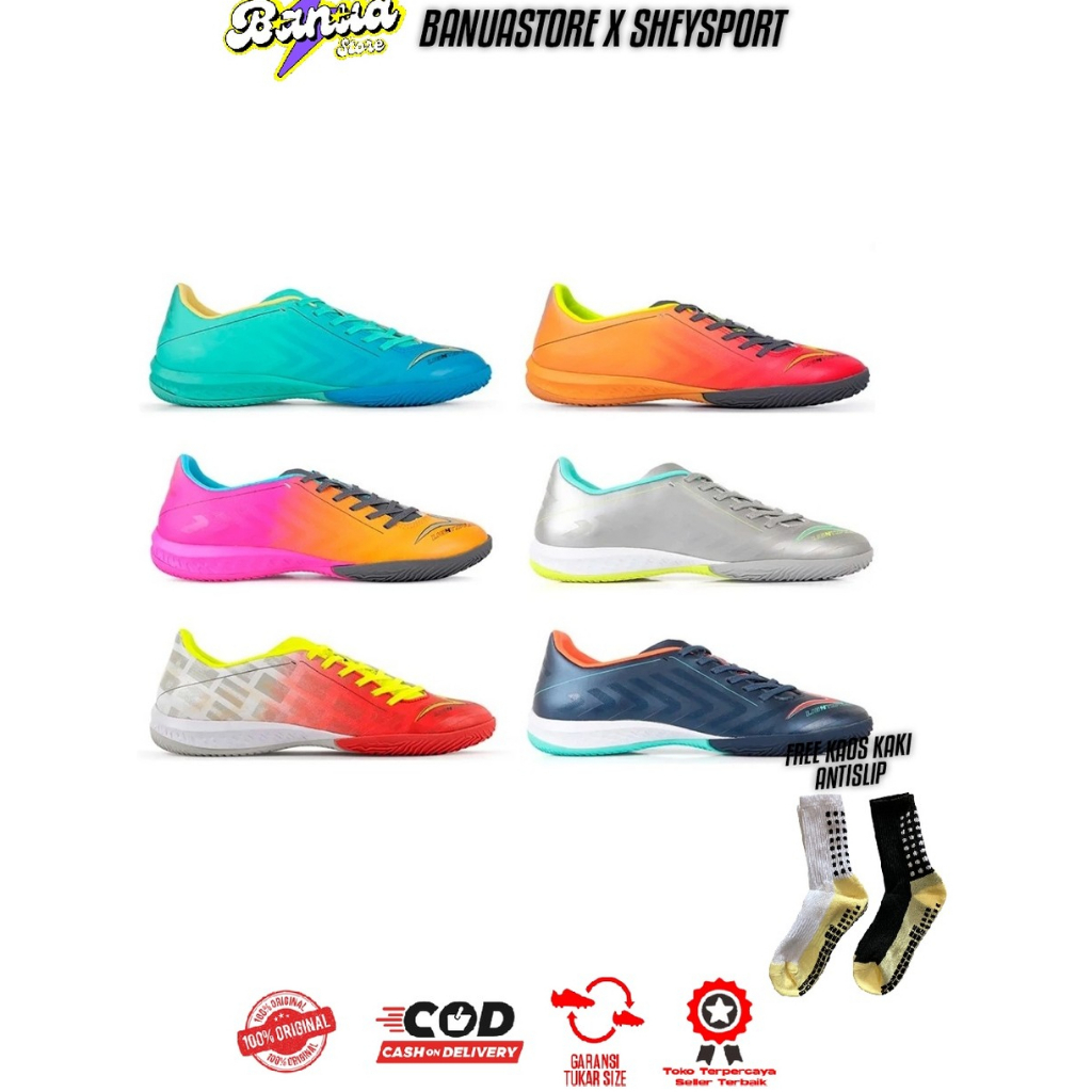 SEPATU FUTSAL SPECS ACC LIGHTSPEED 4 PRO IN - FREE KAOS KAKI