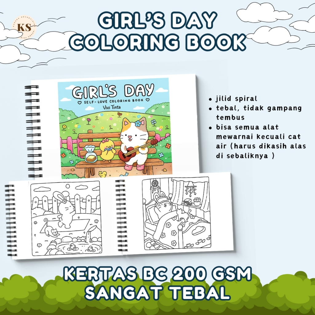 

GIRL'S DAY Coloring Book for Adults and Teens Daily Activities For Relaxation