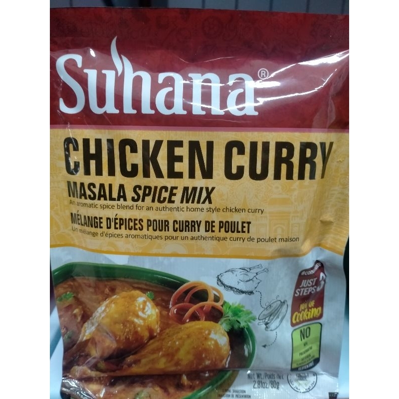 

Suhana Chicken Curry Masala Spice Mix 80gr
