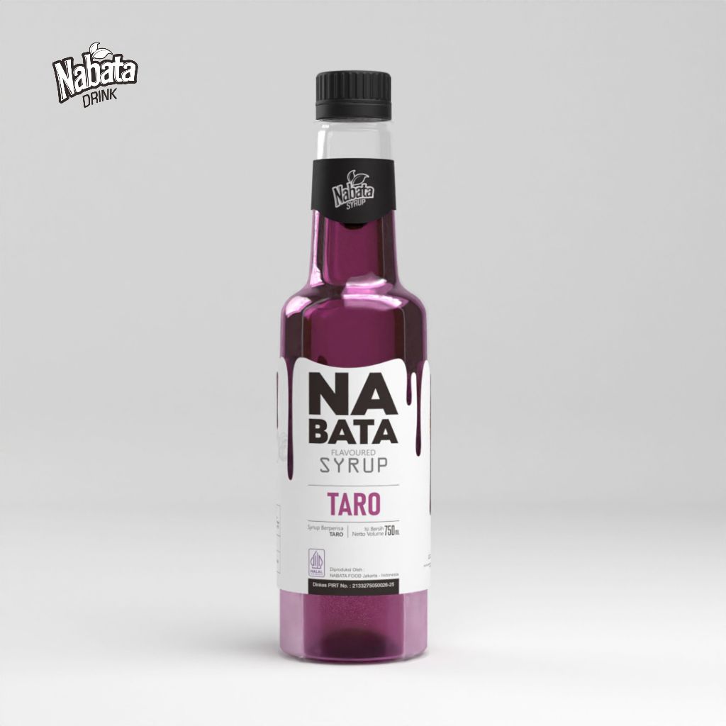 

Syrup Taro Premium 750ml Sirup Taro Keladi Nabata Untuk Campuran Susu / Milkshake