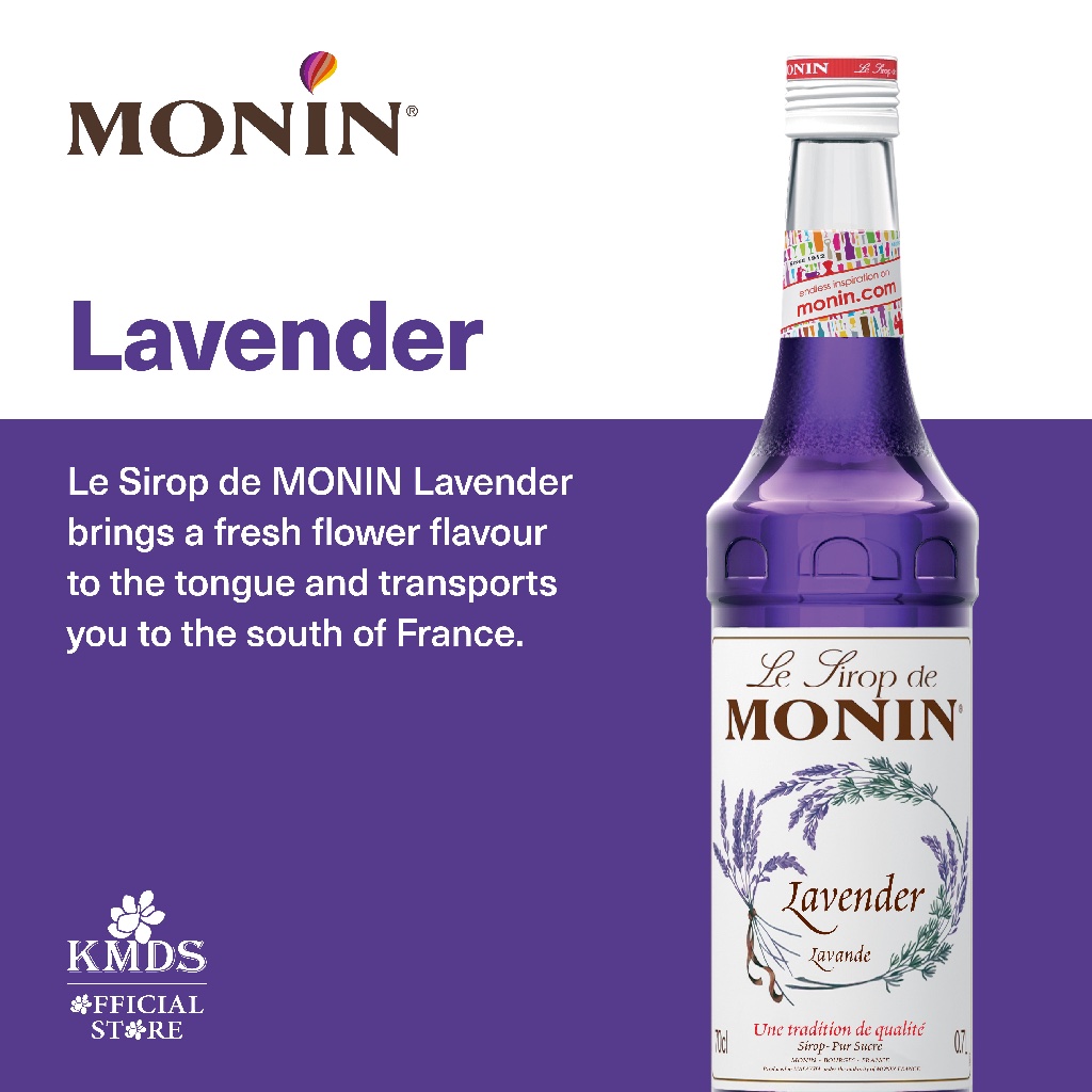 

MONIN LAVENDER SYRUP 70CL / 700ML