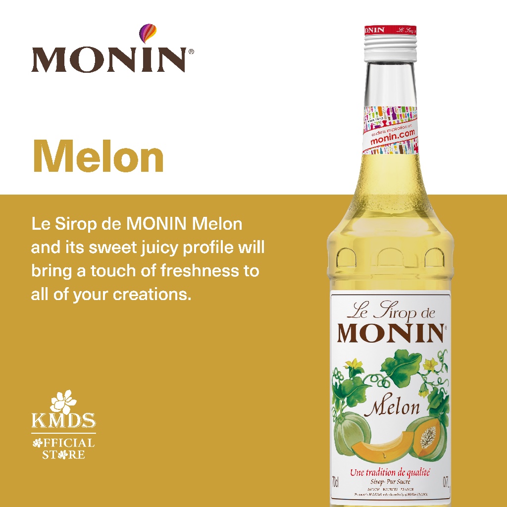 

MONIN MELON SYRUP 70CL / 700ML