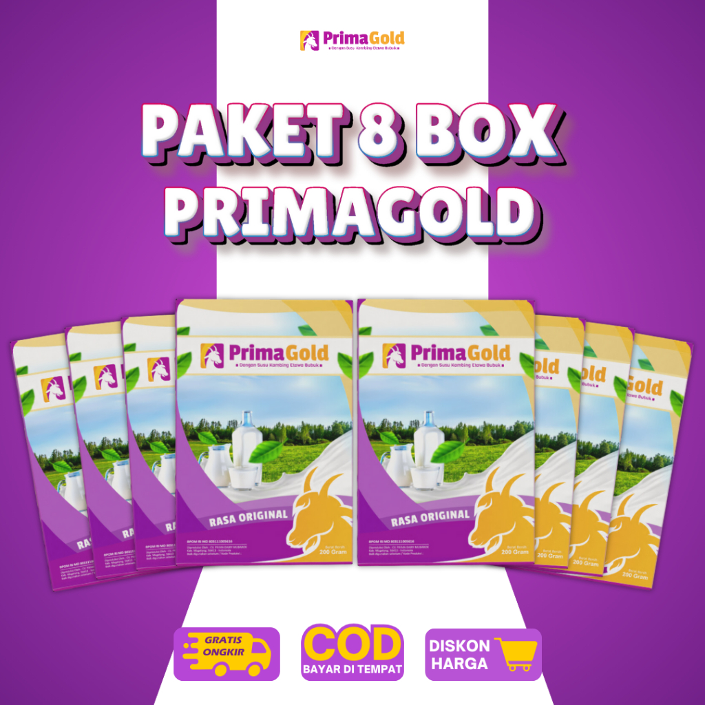 

PRIMAGOLD SUSU ETAWA PAKET 8 BOX