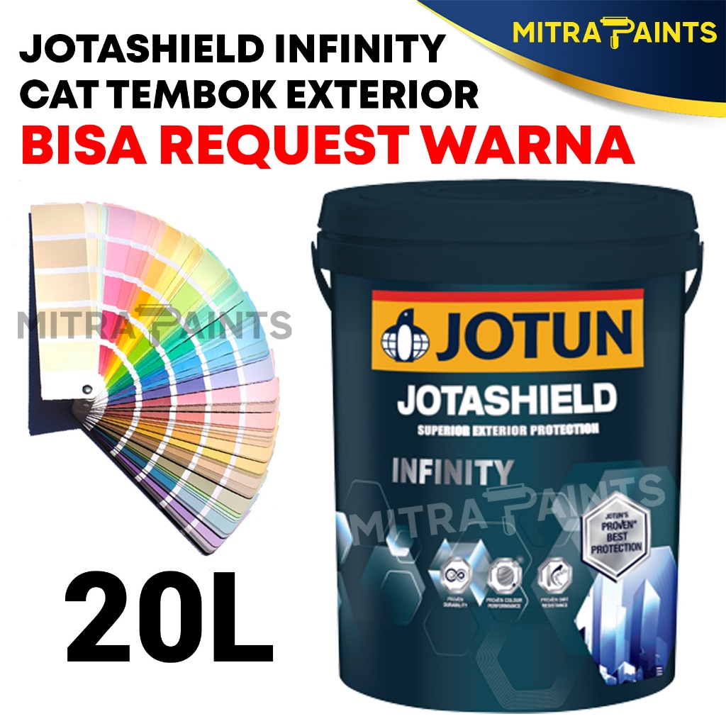 Promo [Ojek] Cat Tembok Eksterior Jotun Jotashield Infinity Pengganti Colour Extreme 20 Liter / 1