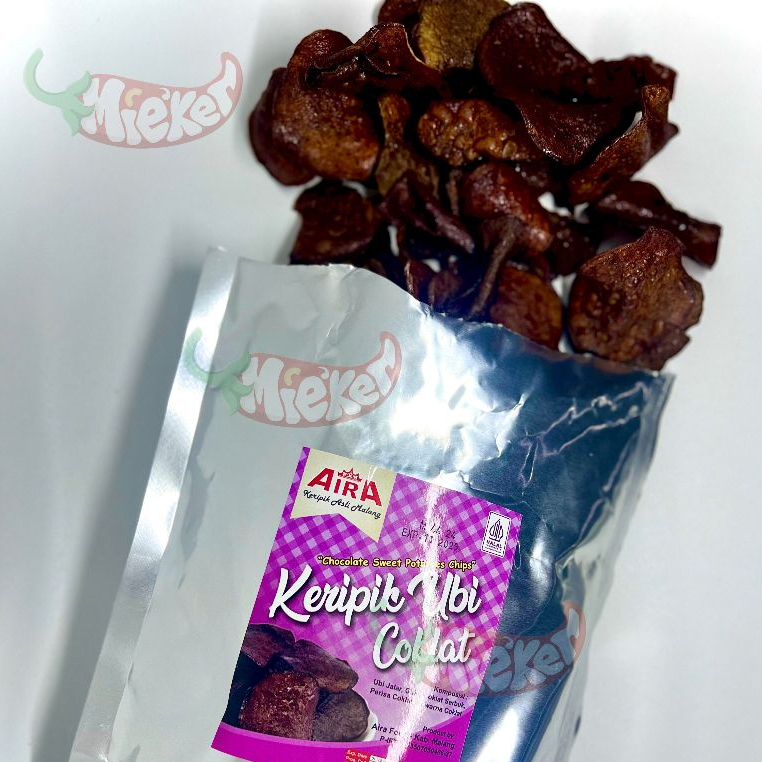 

AIRA FOOD KERIPIK UBI COKLAT MANIS GURIH CAMILAN TRADISIONAL ENAK 200GR