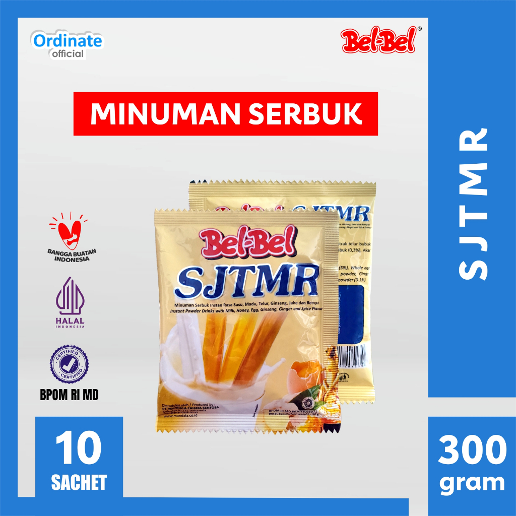 

STMJR Susu Telur Madu Jahe Rempah 10 Sachet - Belbel