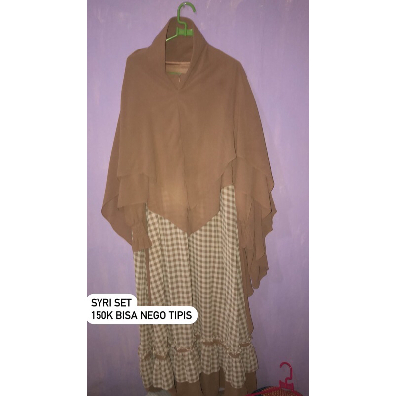 preloved gamis syari