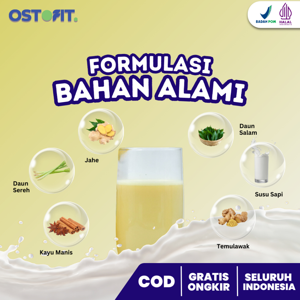 

BgKr OSTOFIT SUSU HERBAL ALAMI - ATASI NYERI SENDI DAN TULANG, REDAKAN REMATIK & MENCEGAH