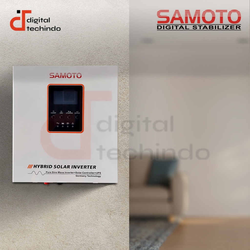 SAMOTO Inverter ILS1000 Low Frequency Pure Sinewave 12V 1000VA/800W Hybrid Solar Inverter Solar Pane