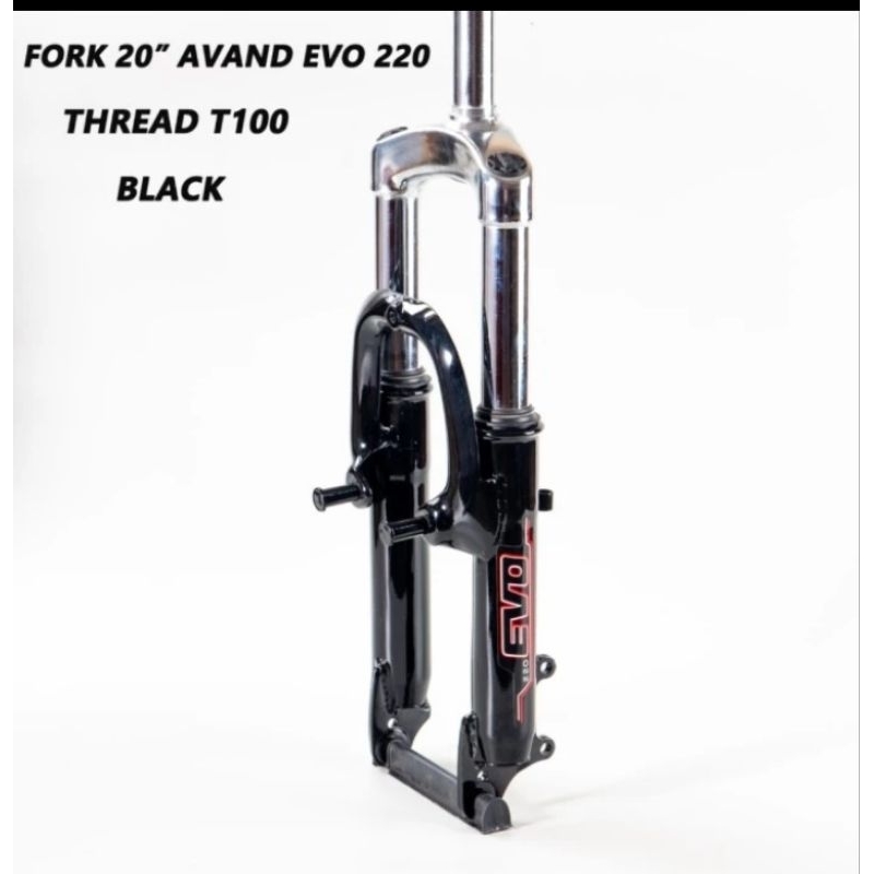 suspensi fork depan mtb 20 in avand coil evo avand t100 Evo disk