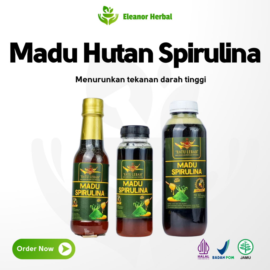 

Madu Hutan Spirulina Kemasan Premium Murni
