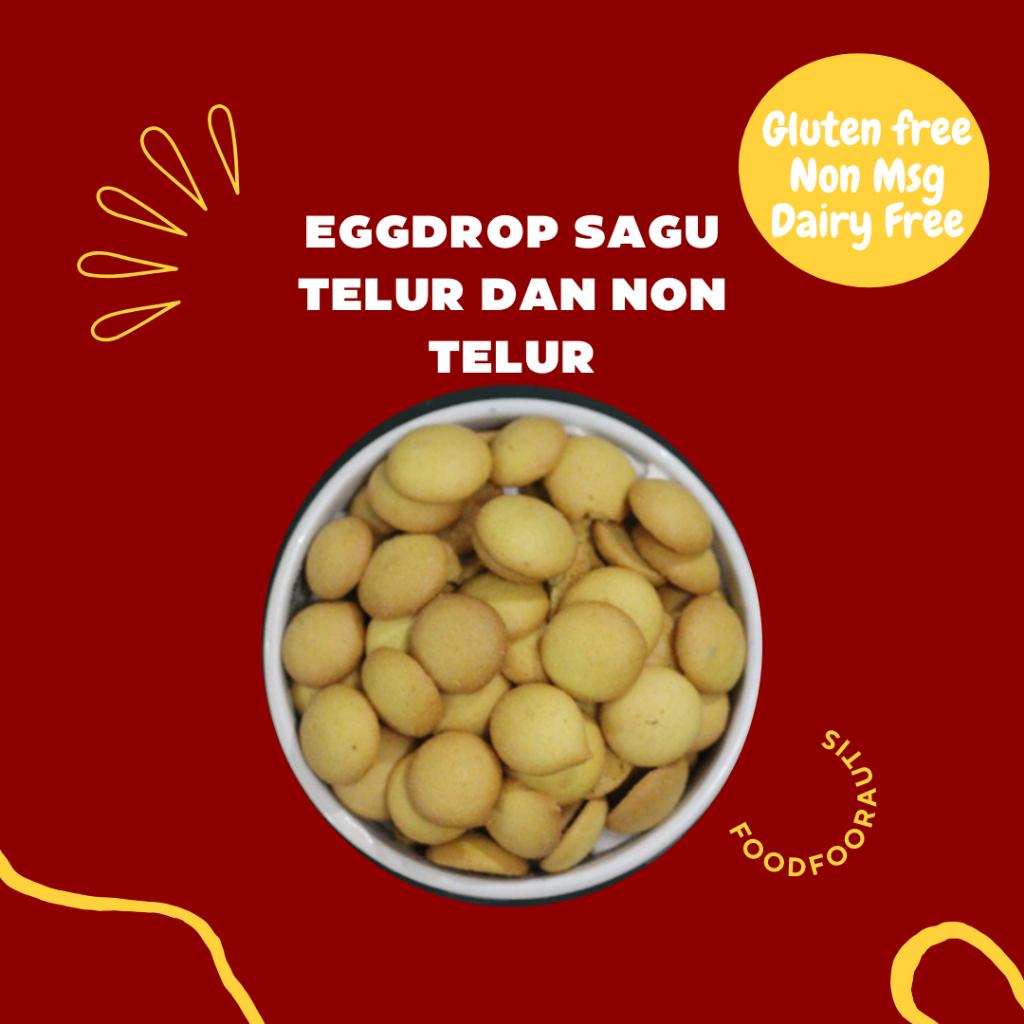 

Kue Egg Drop Non Telur Gluten Free Msg Free Snack Autisme