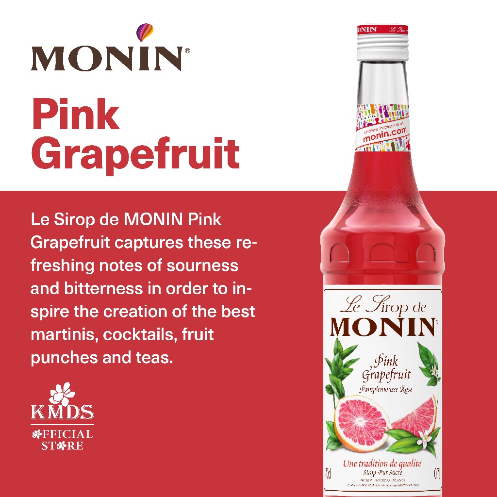 

MONIN PINK GRAPEFRUIT SYRUP 70CL / 700ML