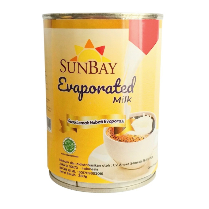 

SUNBAY EVAPORATED MILK 380 GR/ Susu Evaporasi Sunbay 380 gram/ Susu Putih Sunbay