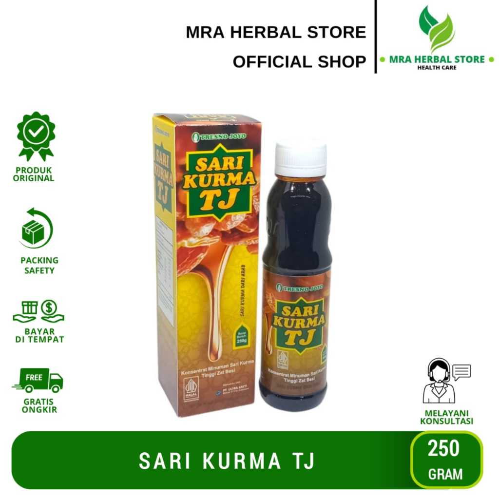 

Sari Kurma TJ 250 Ml | Tresno Joyo Sari kurma Original