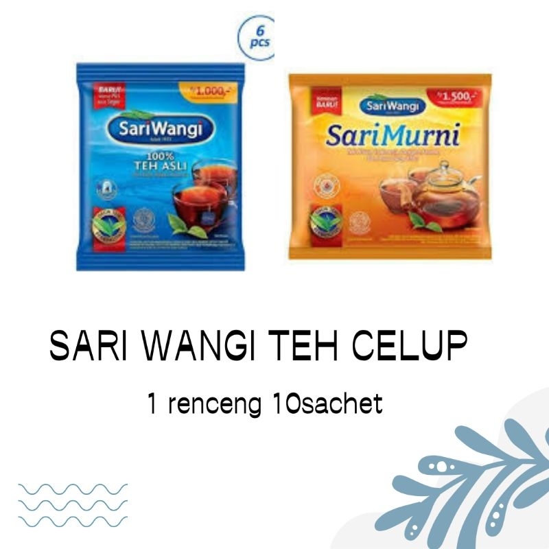 

Teh Sariwangi SariMurni 1 renceng teh celup instan